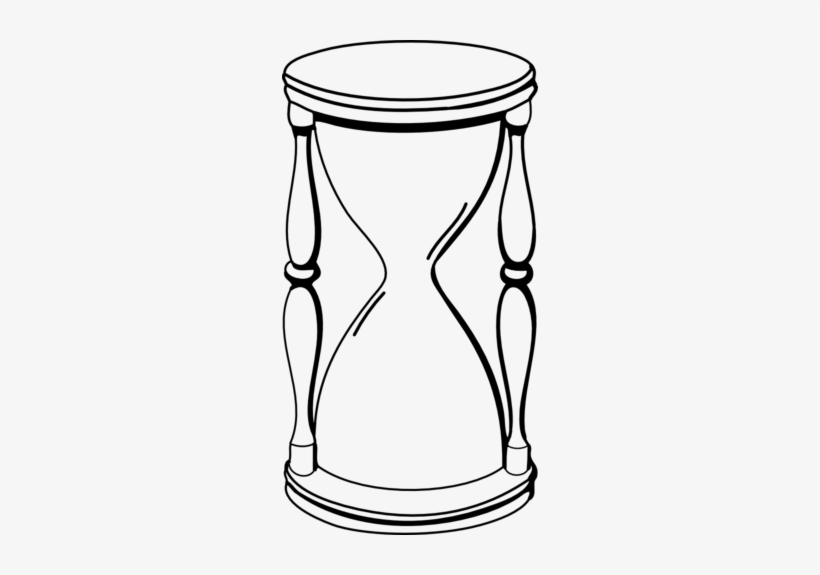 Hourglass Clipart I2clipart Royalty Free Public Domain - Hourglass Clipart Black And White, transparent png
