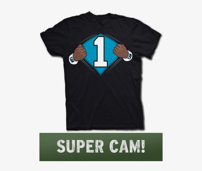 Cam Newton Superman Png - Mack Bears T Shirt, transparent png