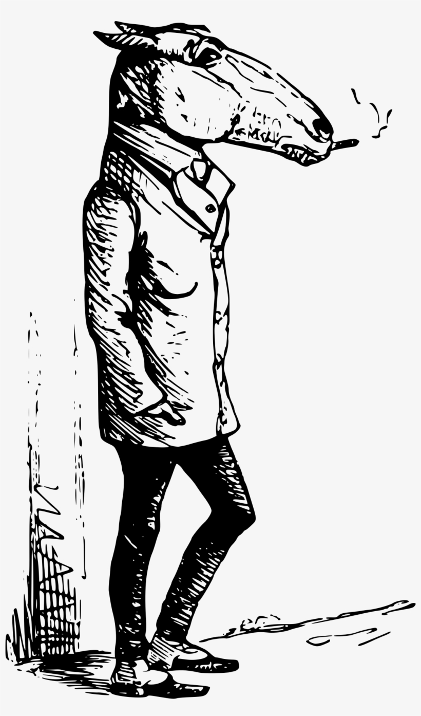 This Free Icons Png Design Of Horseman Smoking, transparent png