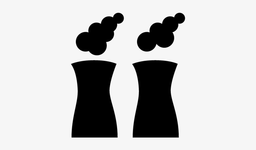 Factory Towers Spreading Smoke Vector - Smog Dibujos Png, transparent png
