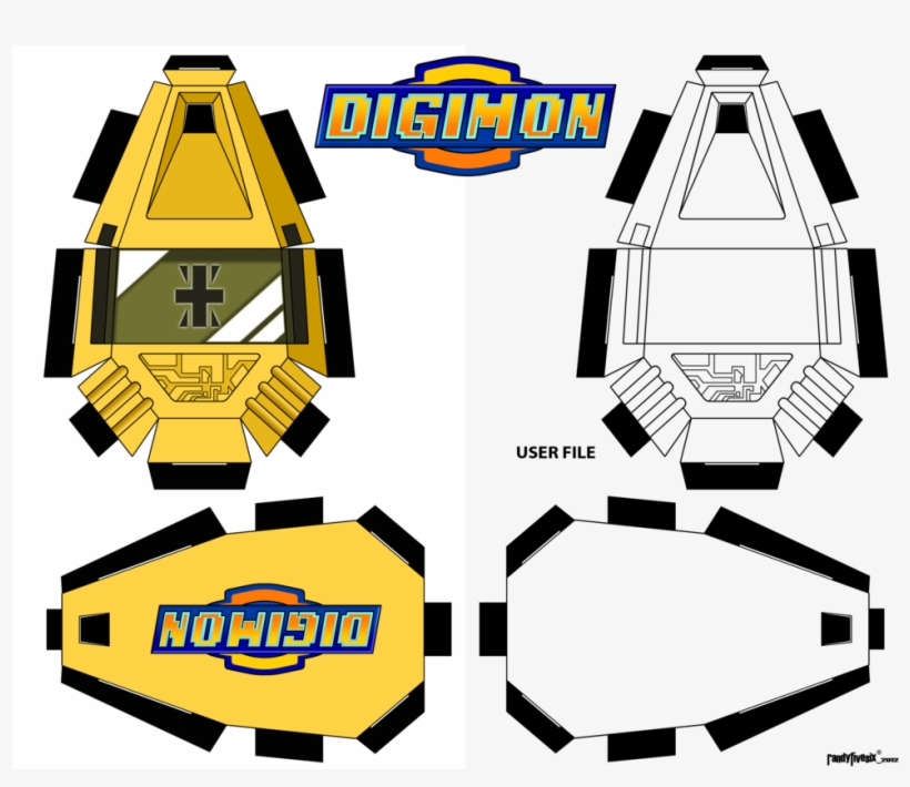 Digicrest 2012 Ver Reliability User Blank By Randyfivesix - Imagenes De Cubeecraft De Digimon Greymon, transparent png
