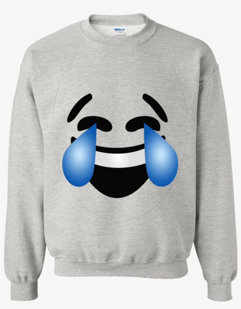 Emoji Costume Laughing Tears Of Joy Emoji Crewneck - Emoji Costume Laughing Tears Of Joy Emoji Ls Ultra, transparent png