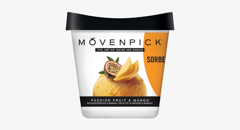 500ml Passionfruitmango - Movenpick Vanilla Ice Cream, transparent png