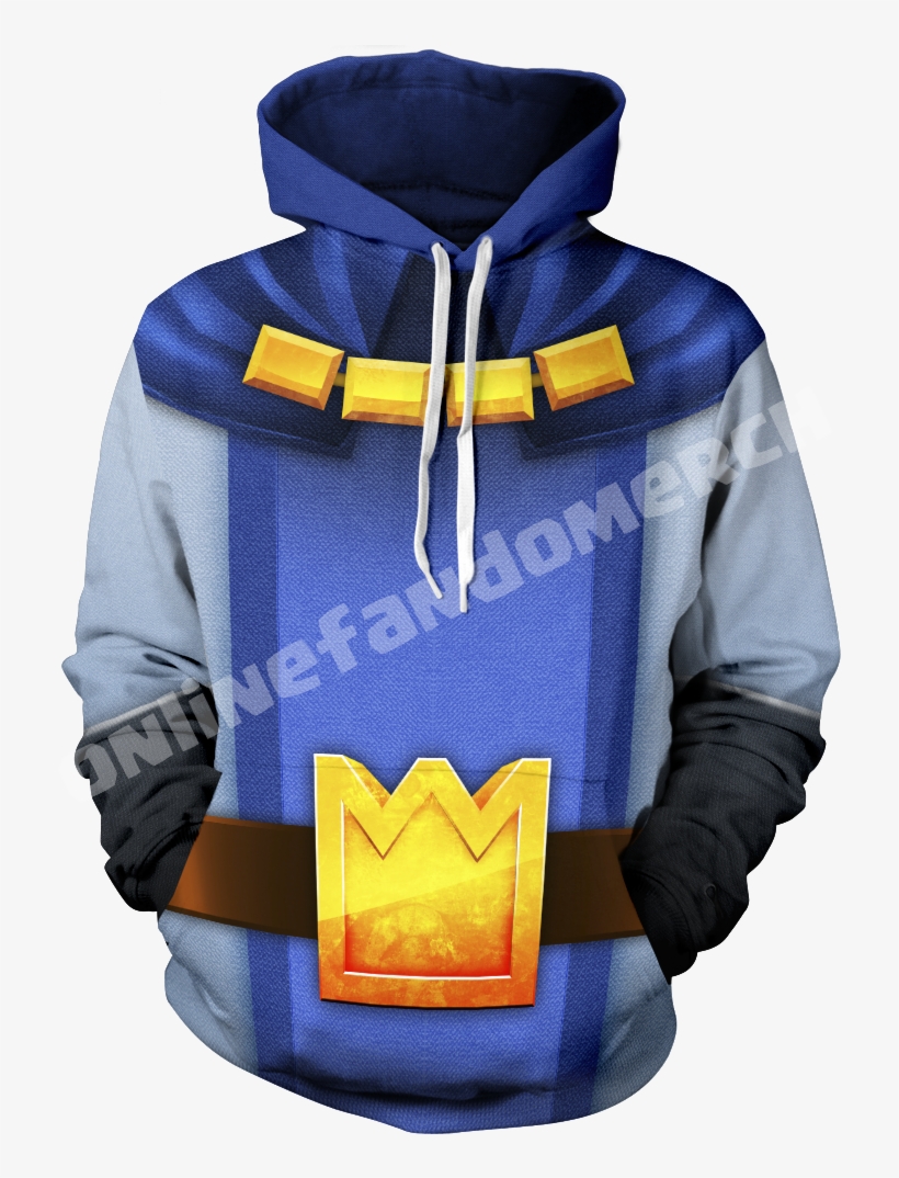 Clashroyale King Unisex Hoodie - Monocle And Moustache Hoodie X Large (52 Inch Chest), transparent png