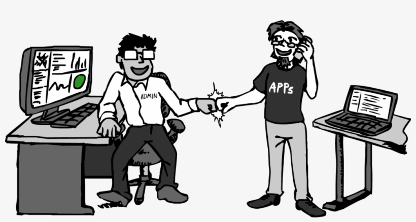 Admin App Fist Bump - Cartoon For Database, transparent png