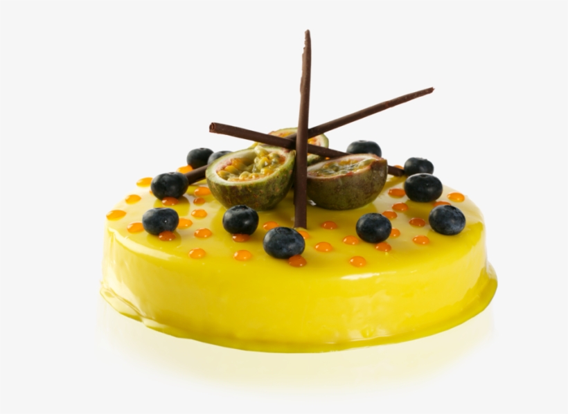 Passion Fruit Delice - Passion Fruit Cake Png, transparent png