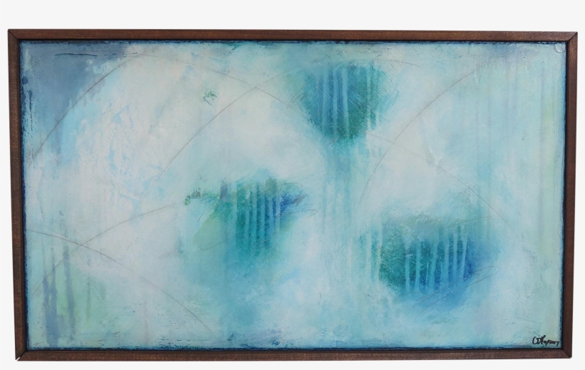 Cloud Atlas, Original Framed Oil Pastel By C - Drawing, transparent png