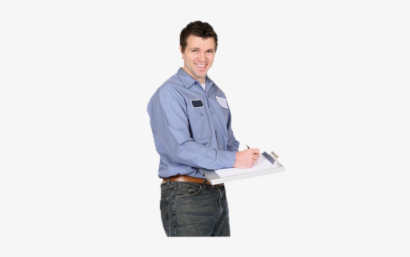 Man With Clipboard - Service Man, transparent png