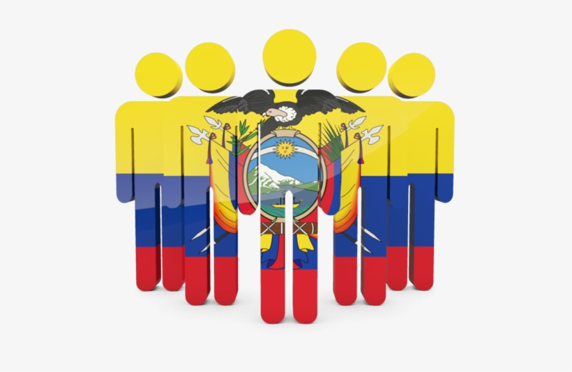 Illustration Of Flag Of Ecuador - Mexico Y Su Administracion, transparent png