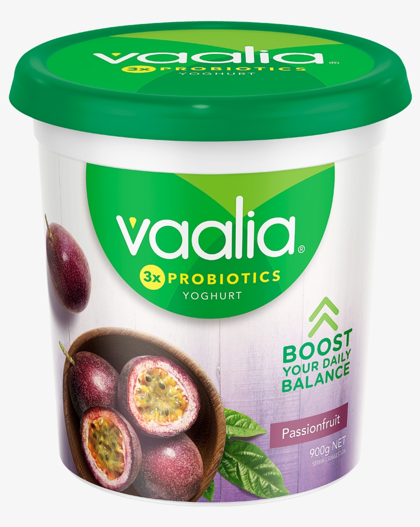 Vaalia Low Fat Passionfruit 900g - Vaalia Vanilla Low Fat Yogurt, transparent png