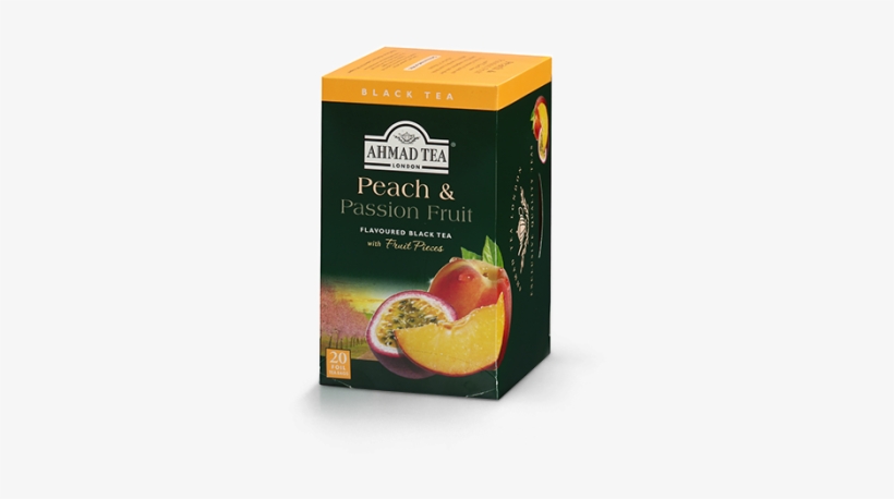 Peach & Passion Fruit 20ct - Ahmad Peach & Passion Fruit, transparent png