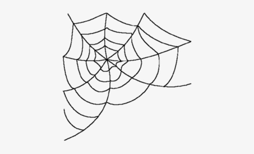 Spider Web Transparent Png Black And White Library - Spider Web Clipart Black And White, transparent png