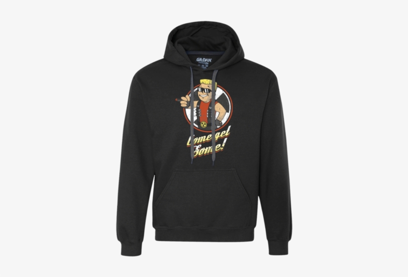 Come Get Some Premium Fleece Hoodie - Christmas, Bow, Pine, Presents, Funny Pullover Fleece, transparent png