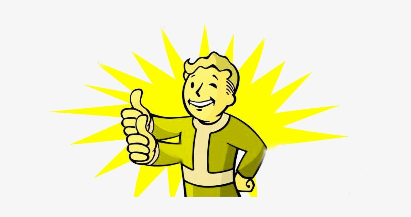 3 Armed Vault Boy - Fallout Shelter Blonde Guy, transparent png