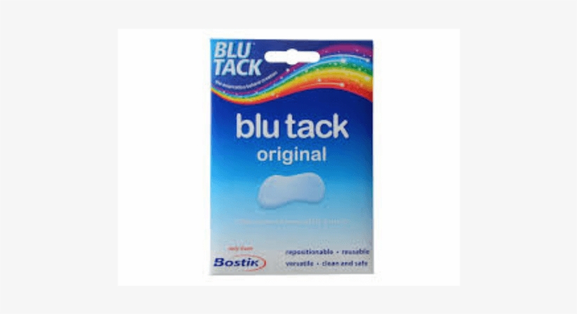 Blu-tack Original - Blue Tac, transparent png