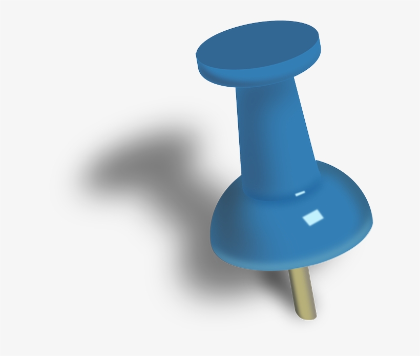 Drawing-pin, Pushpin, Push Pin, Drawing Pin, Thumbtack - Push Pin Clipart, transparent png