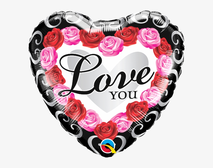 Red Rose Love Heart, transparent png