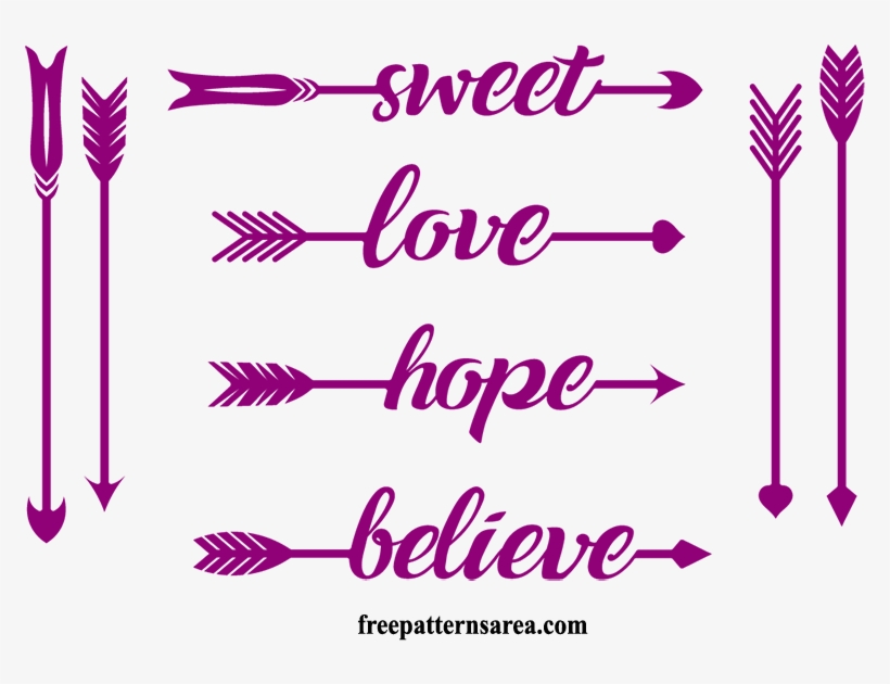 Feathers Clipart Arrow - Herzen U. Pfeile Tischset, transparent png