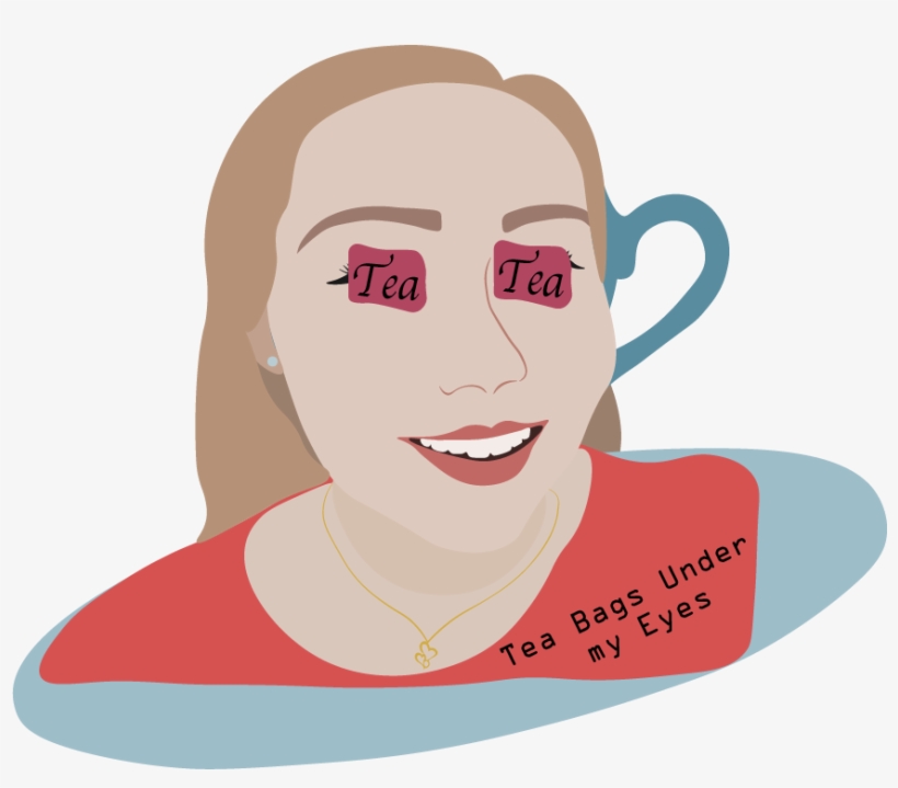 Tea Bags Under Eyes - Illustration, transparent png