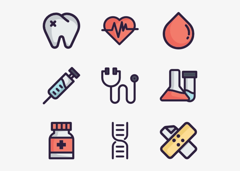 Medical Icon Set - Medicine, transparent png