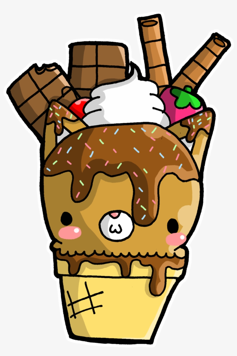 Cartoon Ice Cream 999913 - Png Cartoon Ice Cream, transparent png