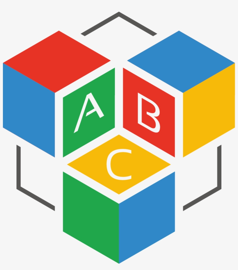 Abc Blockchain Community - 3d Drawn Patterns Cubes, transparent png