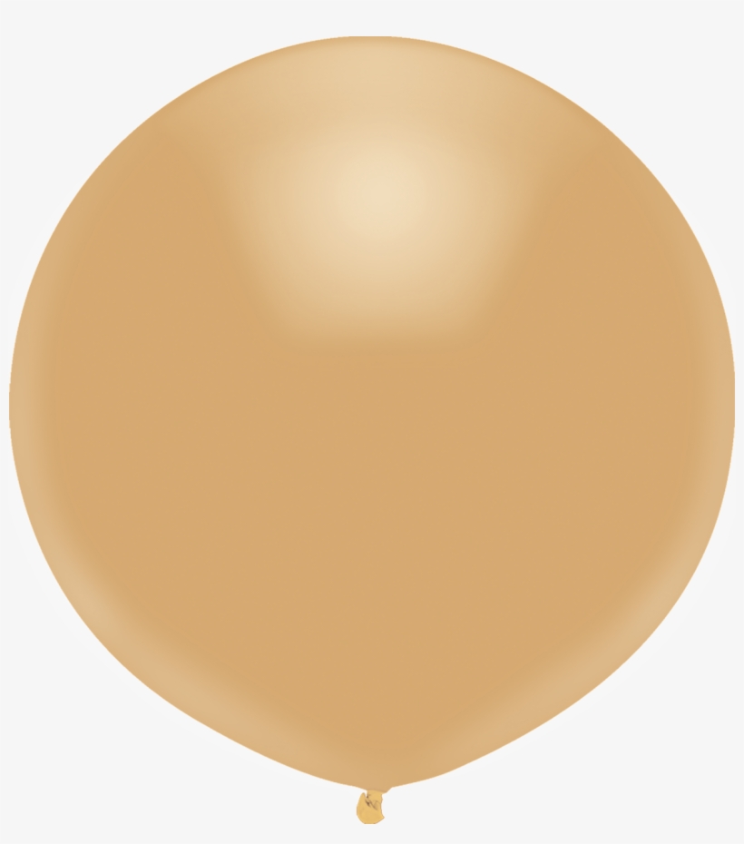 Way To Celebrate Latex Balloons 17" Gold, 3 Count Bag - Balloon, transparent png