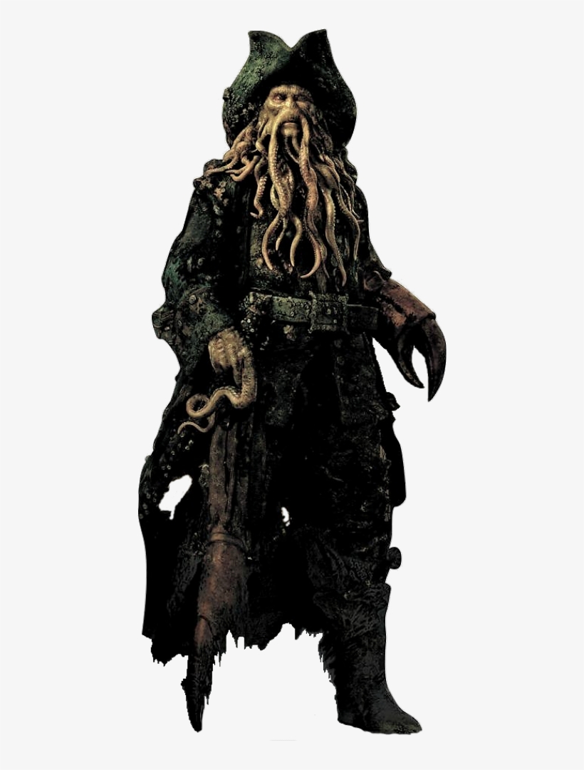 Davy Jones, Jack Sparrow, Pirates Of The Caribbean, - Jones Pirates Of The Caribbean, transparent png
