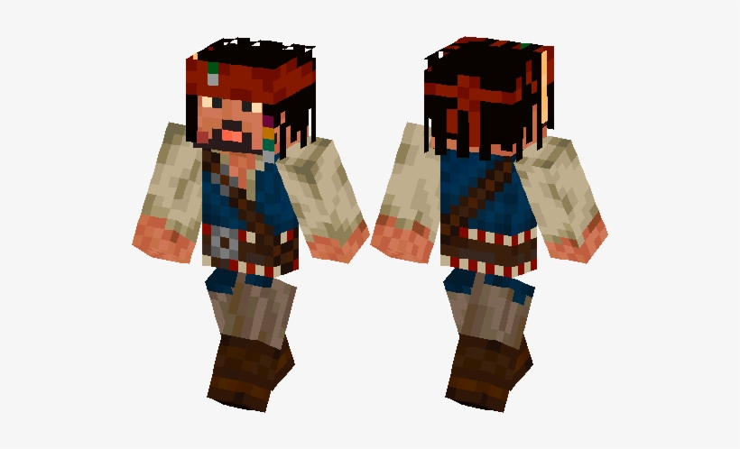 Jack Sparrow Mcpe Skin, transparent png