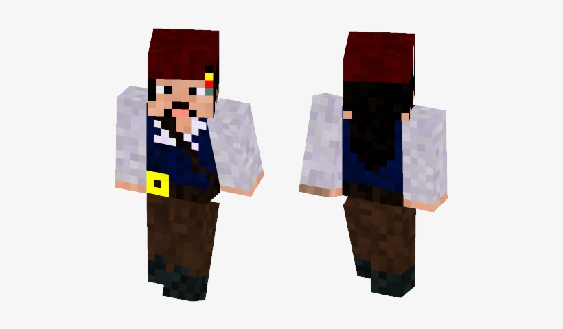 Captain Jack Sparrow - Minecraft Skin John Wick, transparent png