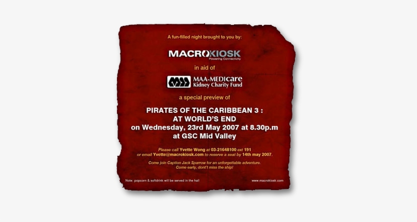 Proving That Charity Can Be Fun, Macrokiosk Followed - Email Invitation, transparent png