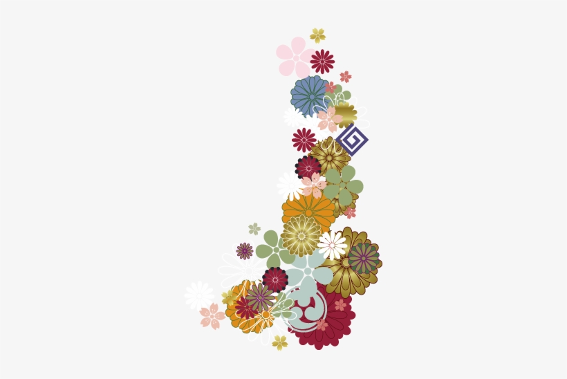 Main V Cover - Kimono Flower Png, transparent png
