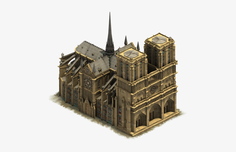 Notre Dame - Cathédrale Notre Dame De Paris Png, transparent png