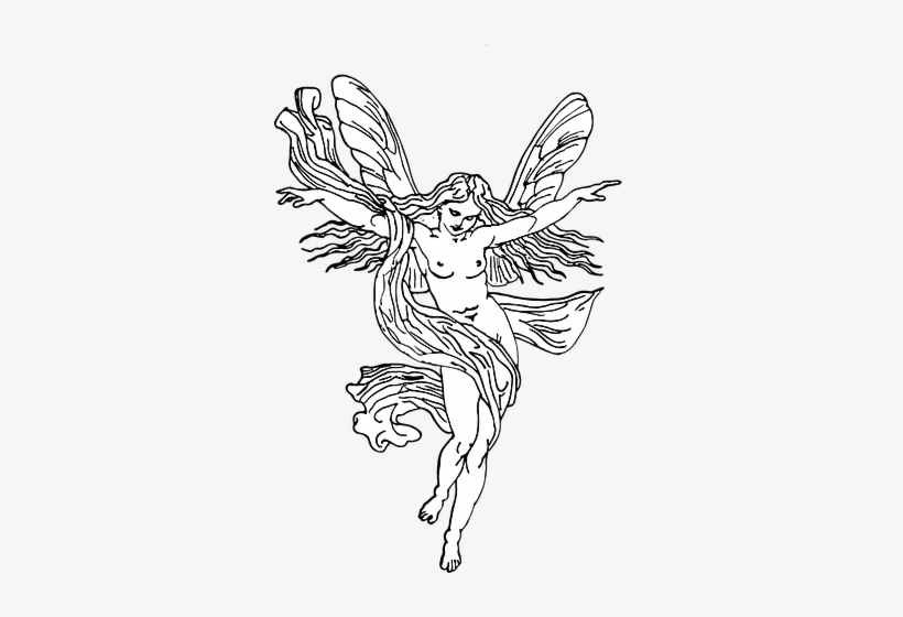 Vector Free Fairy - Drawing, transparent png
