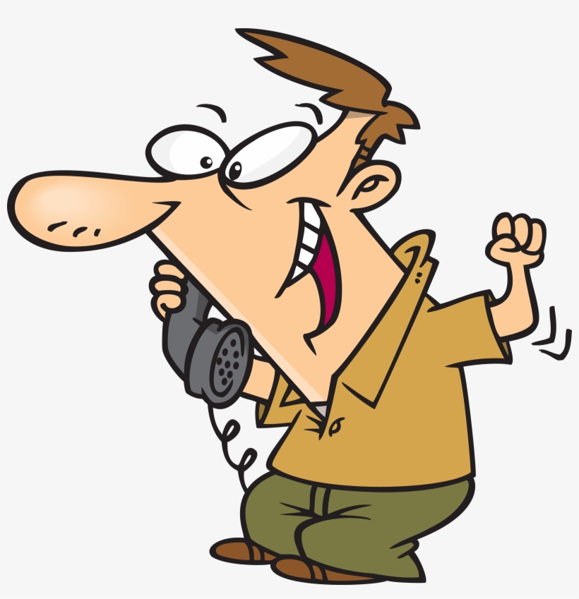 Your Phone Is A Lifeline For Your Business - Good News Cartoon, transparent png