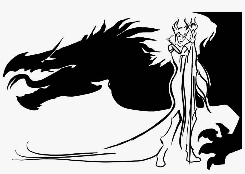Clipart - Dragon Silhouette, transparent png