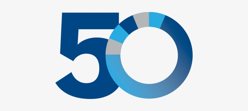 Banner Transparent Fiftieth Ldi Celebrating Years - Portable Network Graphics, transparent png