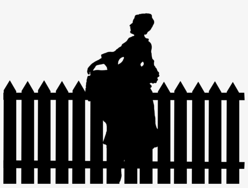 Angel Silhouette Images - Cat On A Fence Silhouette, transparent png