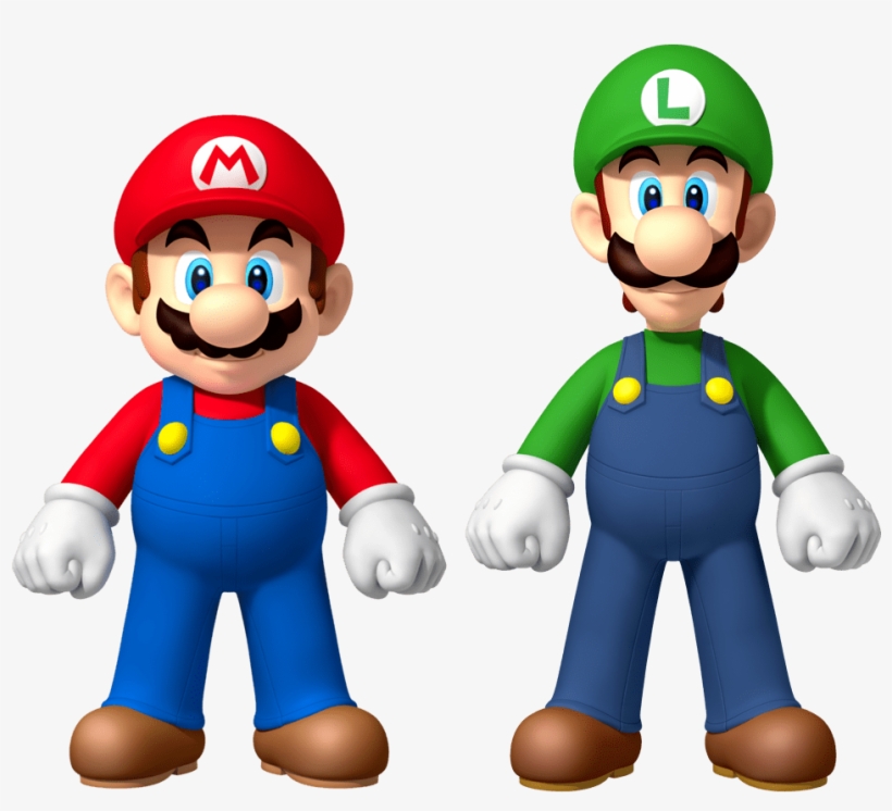 Mario Luigi 7 Most Popular Cartoon Characters With - Mario Luigi, transparent png