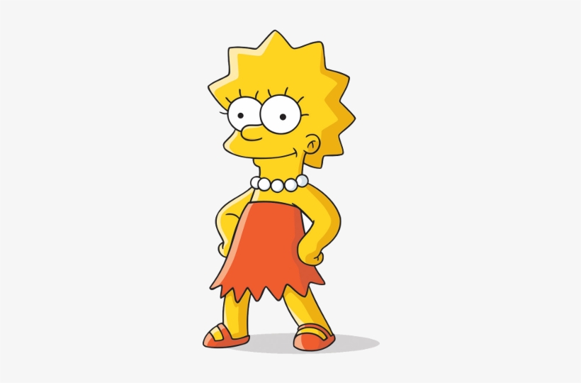 Lisa Simpson, transparent png