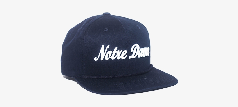 University Of Notre Dame Cursive Retro Snapback Hat Baseball Cap 675x450 Png Download Pngkit