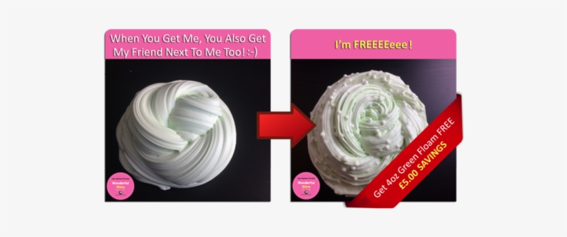 Green Fluffy Slime Get 12oz And Get Free 8oz - Slime, transparent png