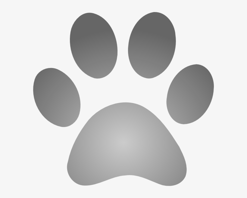 Paw Print With Gradient Png Clip Arts Has, transparent png