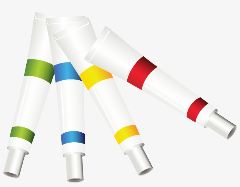 Hand Drawn White Gradient Pipe Element - Pigment, transparent png