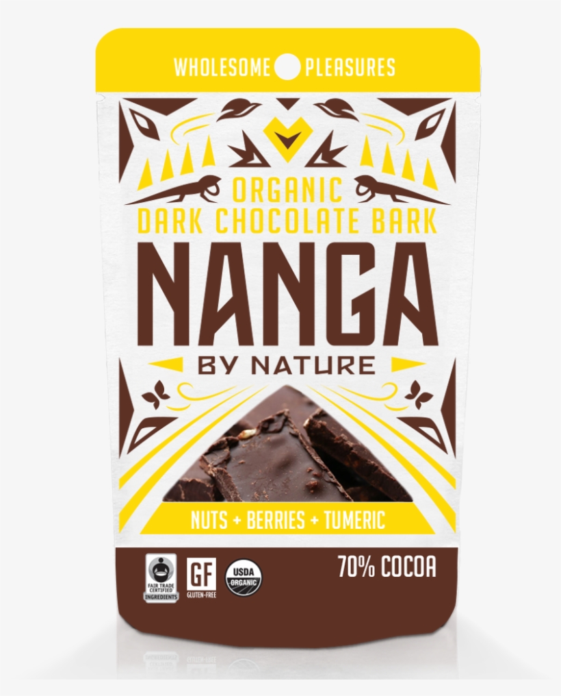 Chocolate Bark With Almonds, Pecans Goldenberry And - Organic Food, transparent png