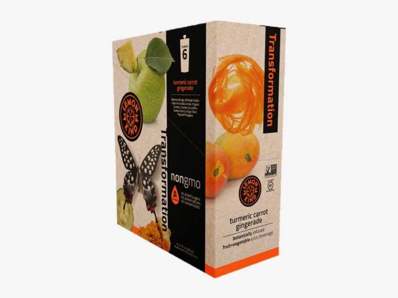 Six Pack Box Of Our Lemonkind Transformation Carrot - Lemonkind Awareness Cleanse Juice - Aronia Berry Lemonade, transparent png
