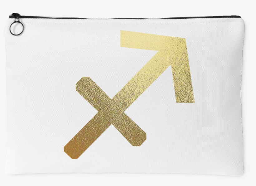 Sagittarius Gold Sign Accessory Pouch - Wallet, transparent png