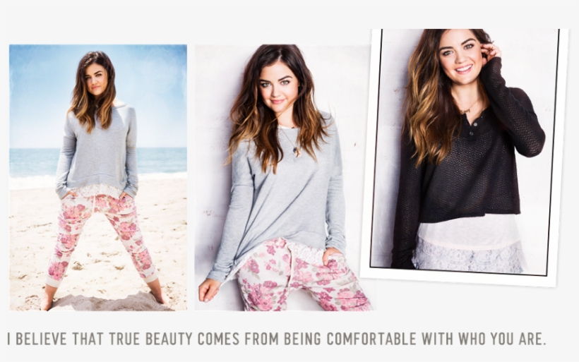 Hollister - Hollister | Black Henley By Lucy Hale, transparent png