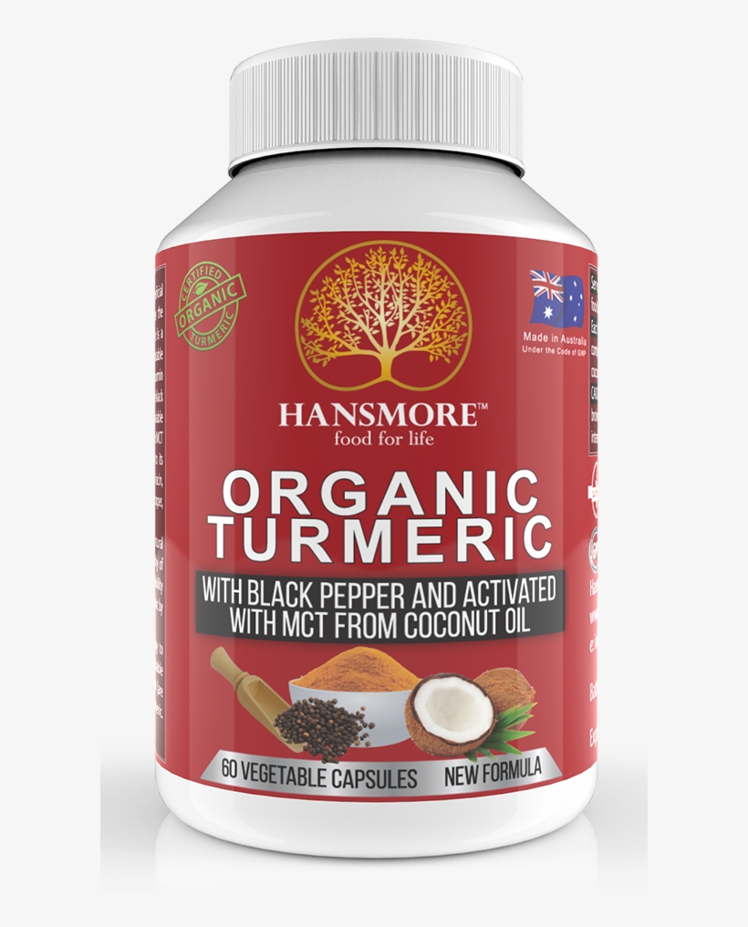 Hansmore Organic Turmeric With Coconut Powder - Turmeric, transparent png
