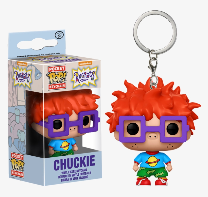 Chuckie Pocket Pop Keychain - Rugrats Chuckie Finster Pocket Pop! Key Chain, transparent png